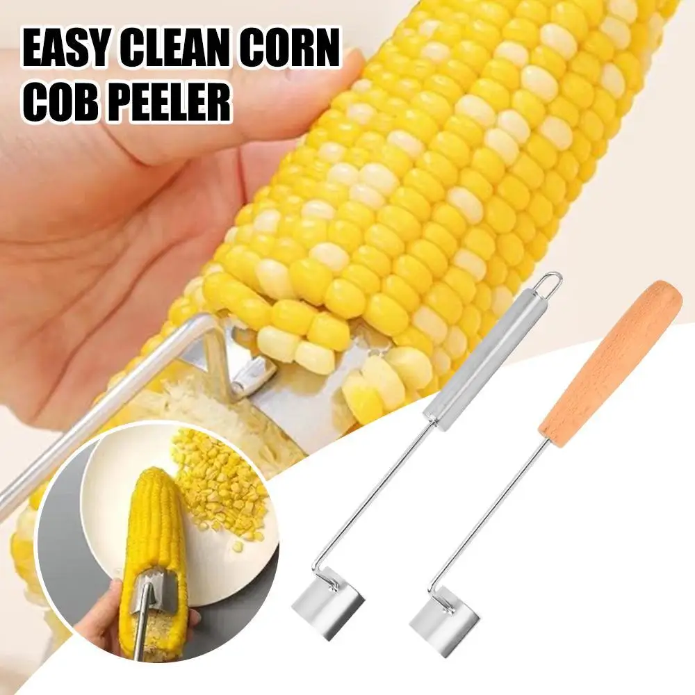 

1/2/3pcs Stainless Steel Corn Peeler Corn Thresher Easy Peel Corns Thresher Corn Knives Peeler Kitchen Fruit and Vegetable Tools