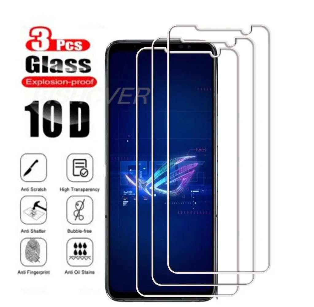  Original Protection Tempered Glass For Asus Rog Phone 5 5G ZS673KS Rog Phone 6 5S 5S Pro Screen Protective Protector Cover Film