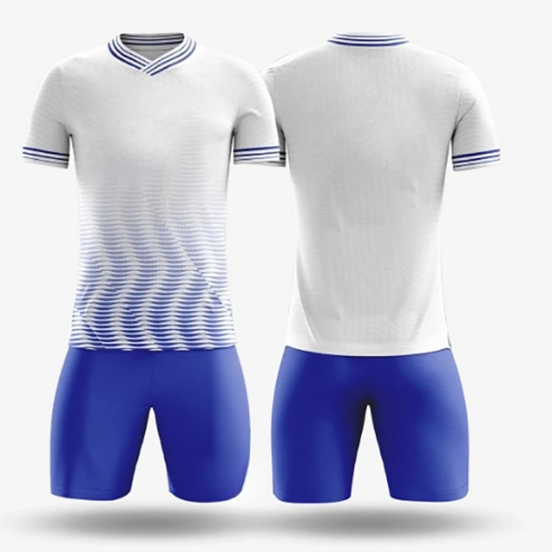 Custom LOGO men's high-end football jersey sports training jersey set short-sleeved game football jersey men's women's 130-4XL