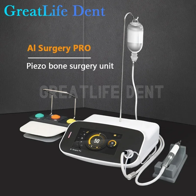 GreatLife Dent  Al Surgery Pro Surgical Motor Dental Piezo Surgery Bone Cutter Equipment Ultrasonic Bone Piezosurgery Machine