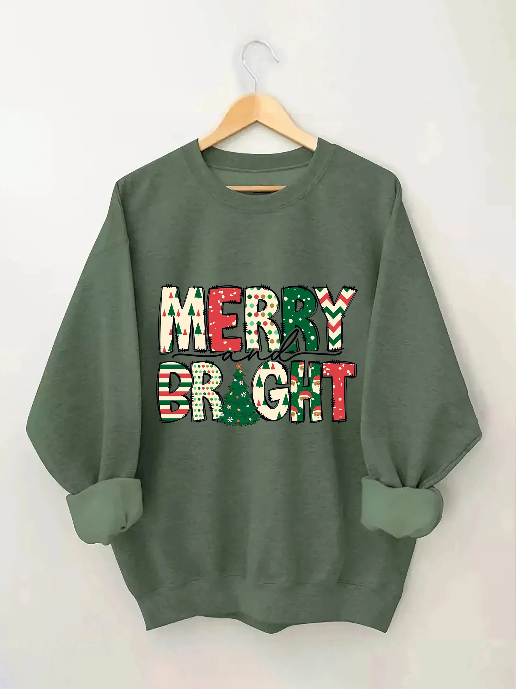 

Family Christmas Sweatshirt New Arrival Women Cotton Christmas Sweatshirt Vacation Shirt Christmas Gift