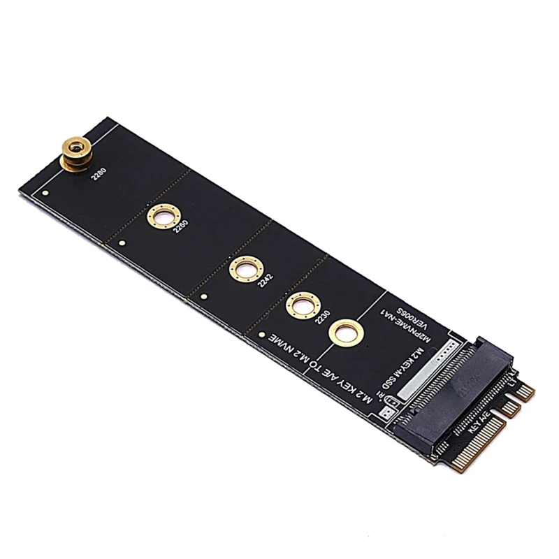 2024 New M2 for KEY A-E to M2 NVME Adapter Converter Card Riser NVME TO KEY-M Expansion Slot WiFi to M2 NVME Support 2230-2280