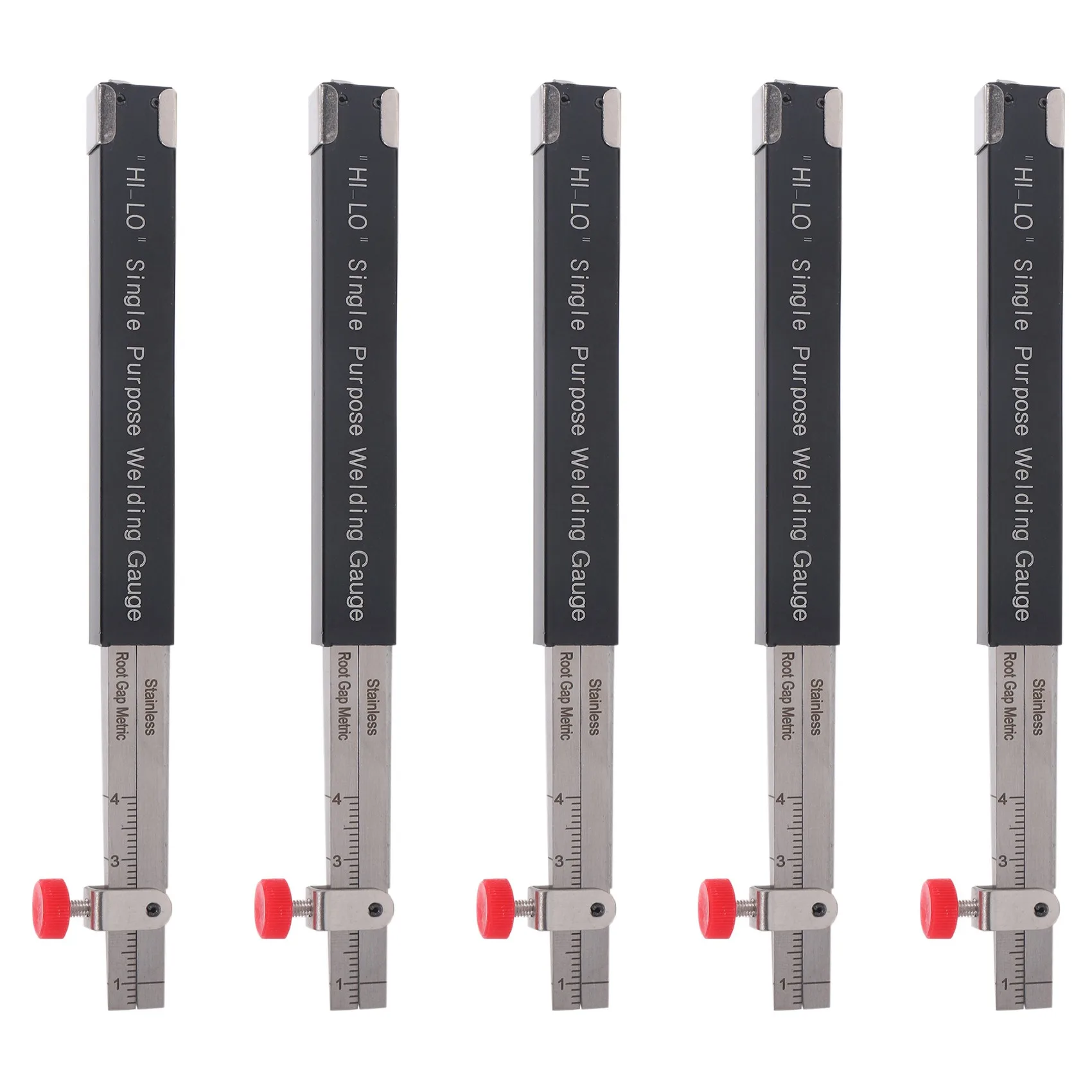 

BHTS-5X Welding Inspection Scale Small Height Gauge Hi-Lo Dedicated Internal Welding Ruler Metric Size N19