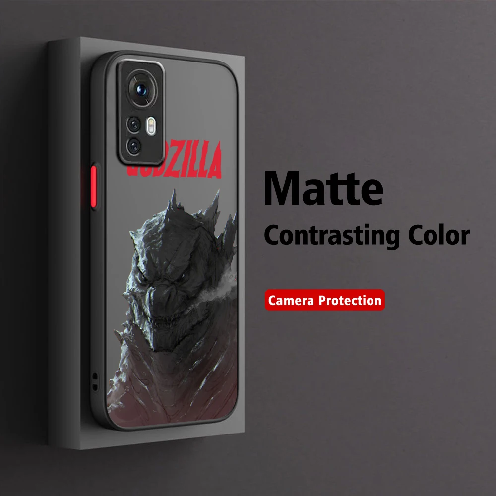 Etui na telefon Cool G-Godzillas do Xiaomi Redmi Note 13 12 11 10 10C 10X 9 9A 9T 9C 8 7 Pro Plus 5G Matte Transparent Cover