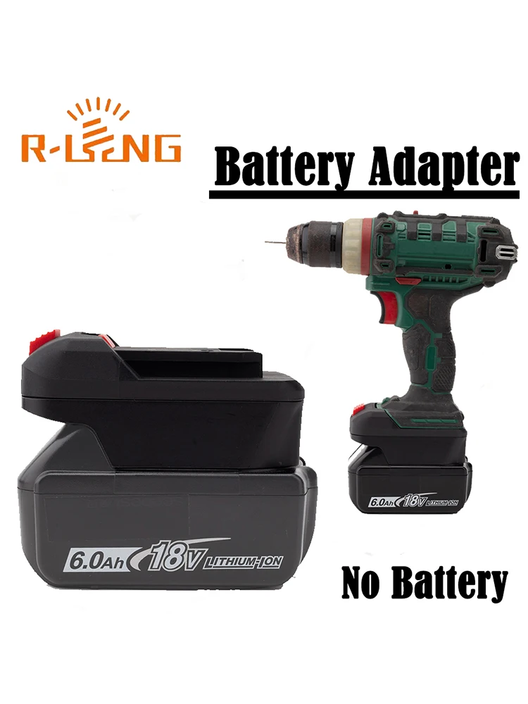Adapter konwerter baterii do Makita 18V BL1860 Lithium na Lidl Parkside X20V Li-Ion, akcesoria do elektronarzędzi (BEZ baterii) — 2