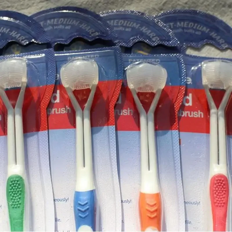 New Portable Replaceable Brush Head Three-sided Toothbrush Adult Children's Toothbrush Paper Card hardcover Toothbrush