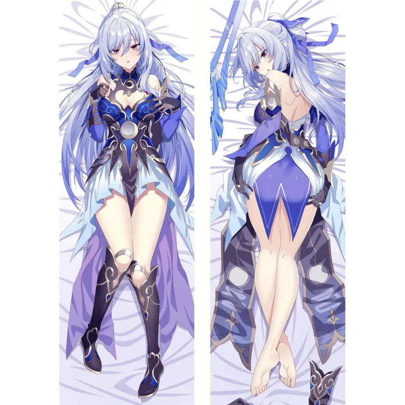 

Anime honkai star rail jingliu cosplay dakimakura hugging body pillow case game full body home bed pillowcase cover peachskin