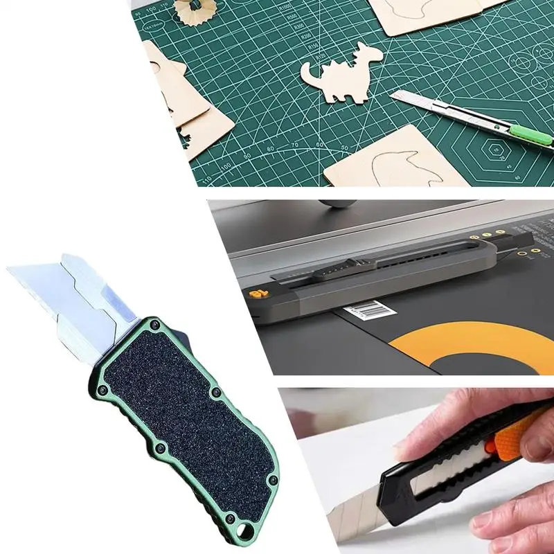 Utility Cutter Tool Non-Slip Retractable Utility Cutter Lightweight Art Accessories Paper Trimming Tool For Cardboard Carpet