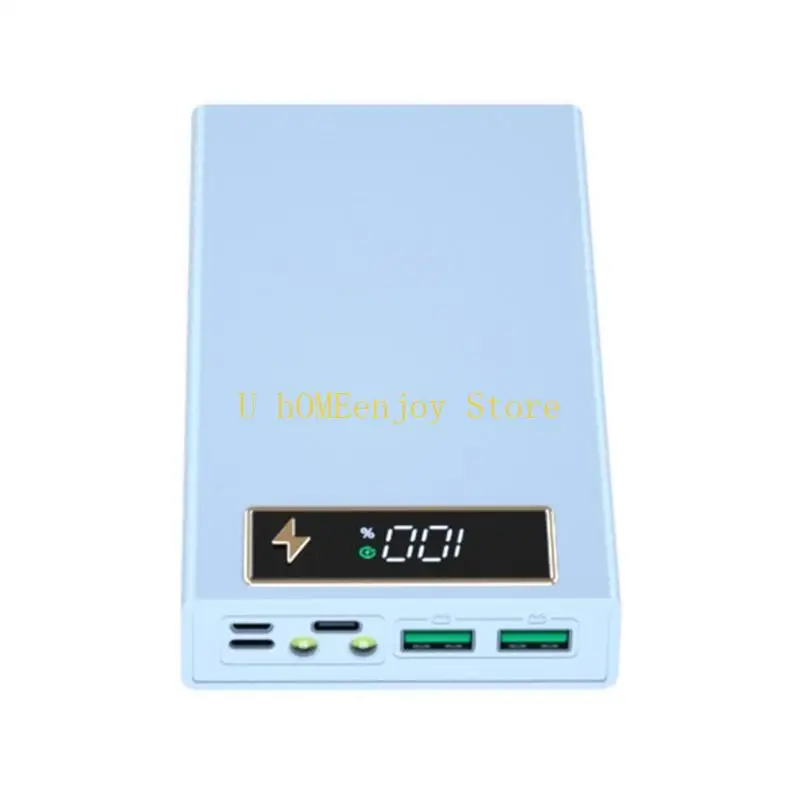 B0KF Portable DIY Box with Quick 6x18650 Battery Holder High Capacity Detachable Case Outer Shells