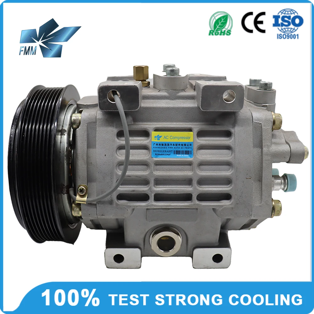 New Unicla UX330 8PK Auto A/C Compressor for Mini Truck/Bus | Refrigerated Trucks Aircon Compressor
