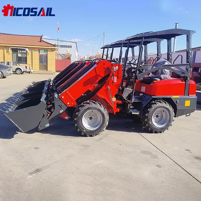 KZL918 Quick-Attach Telescopic Loader, Small Turning Radius for Indoor Warehouse & Factory