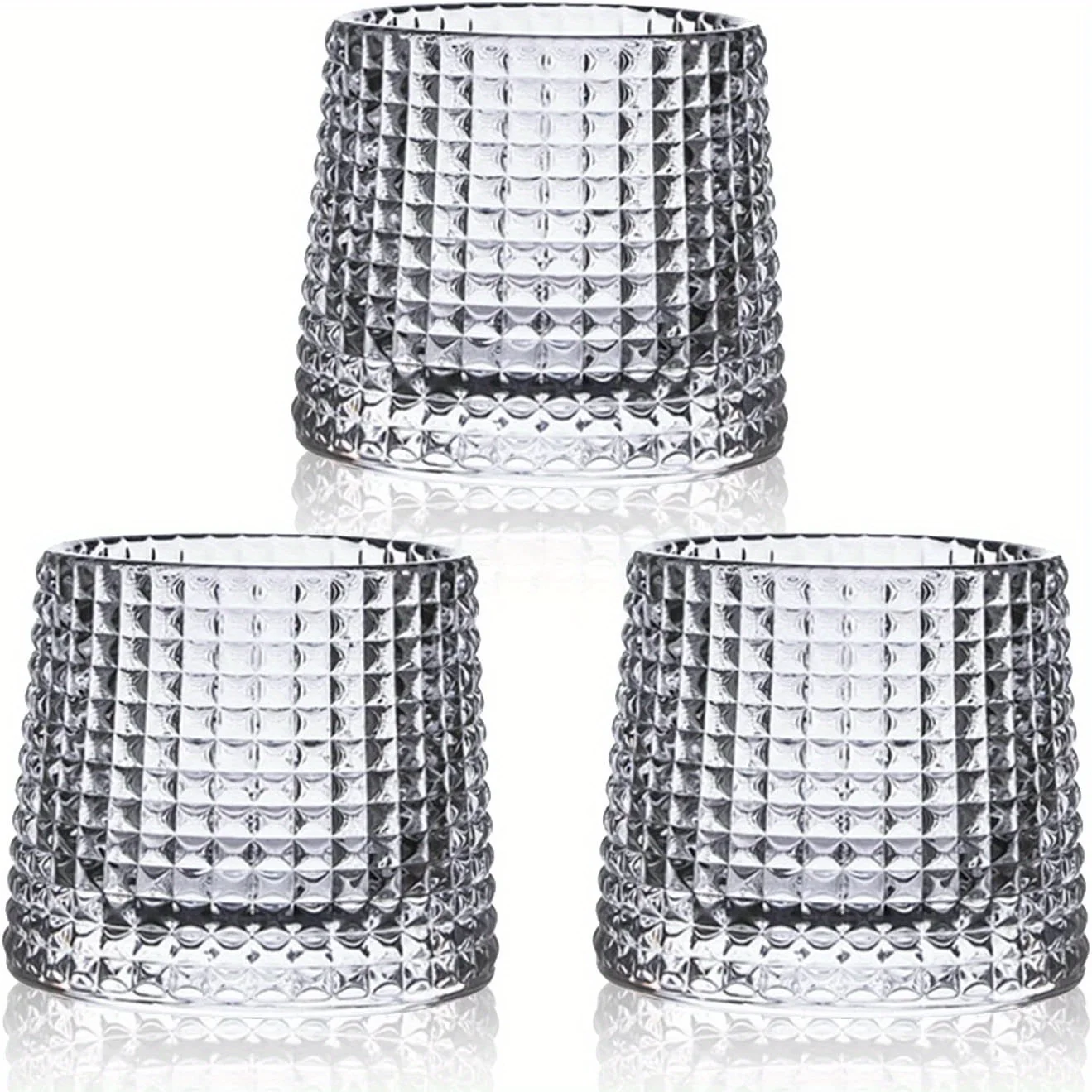 3pcs,150ml/5oz Whiskey Glasses,For Scotch Bourbon,Whisky,Cocktail,Cognac,Vodka,Gin Tequila Liquor,Unique Gifts For Men