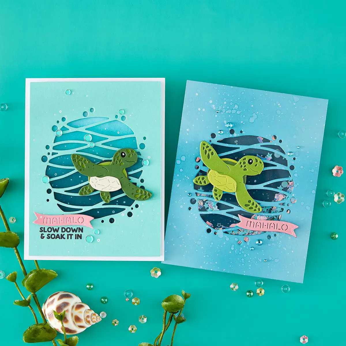 June 2026 New Summer Sea Turtle Metal Cutting Dies Clear Stamps Stencil Hot Foil For DIY Making Card Scrapbook Embossed Supplies