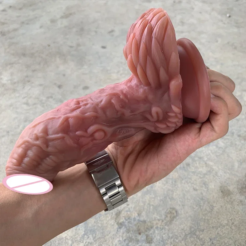 

Nieuwe Realistische Monster Dildo Met Zuignap Speeltjes Voor Vrouwen Masturbatie Dier Penis Grote Fallus Lul Draak Dildo Anus