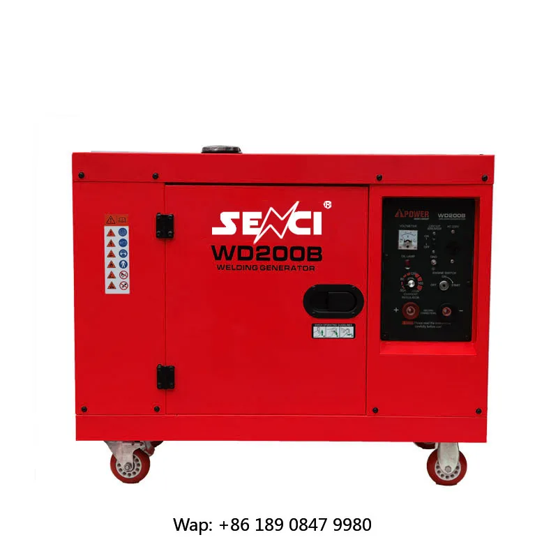 【Hot】 Silent Welding Machine Easy Move Welding Generator