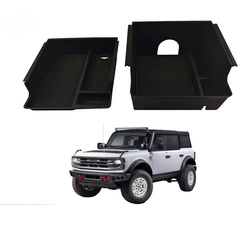 

Car armrest box For Ford BRONCO Central control storage box abs Modification accessories