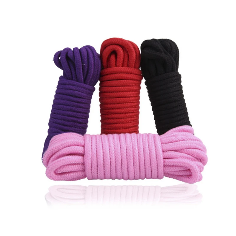 2m/ 10m/ 20m Cotton Rope Female Adult Sex products BDSM Bondage Soft Rope Adult Games Binding Rope Role-Playing Sex Toy