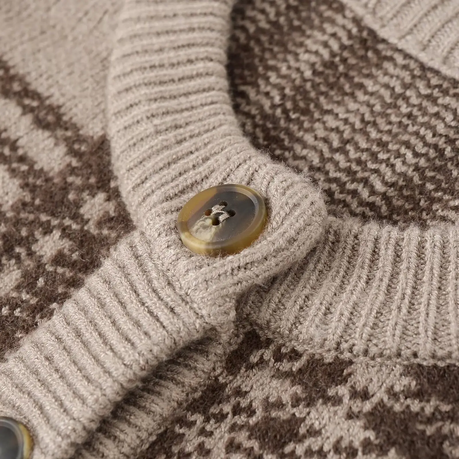 سترة نسائية جديدة من JNLEAOG لفصل الخريف، تصميم عصري بنقشة مربعات وأكمام طويلة وياقة مستديرة، مصنوعة من ألياف البوليستر، كارد... #5