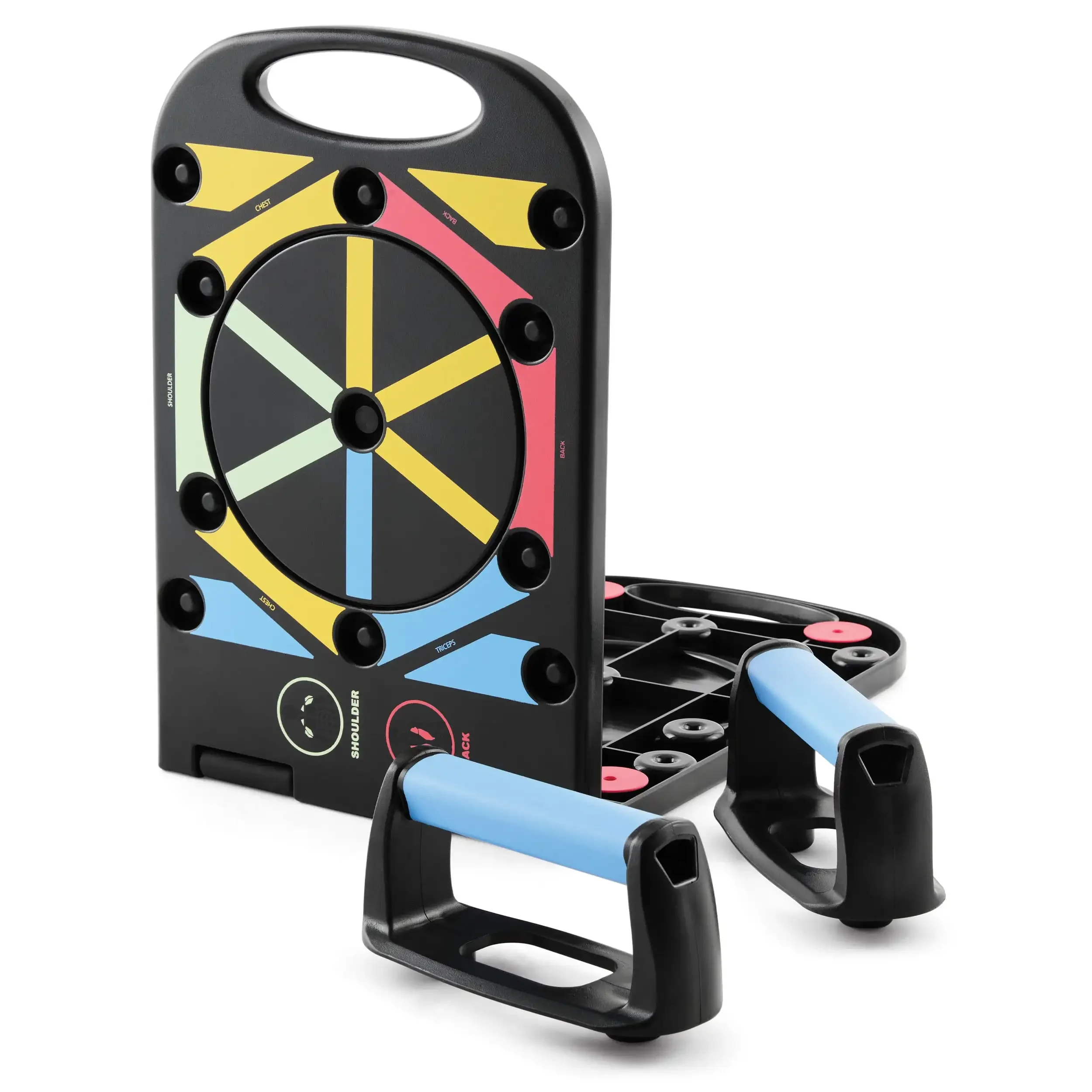 Tabla de realce con guía multicolor, herramienta de entrenamiento multifunción para entrenamiento en casa, objetivo diferentes grupos musculares de forma efectiva