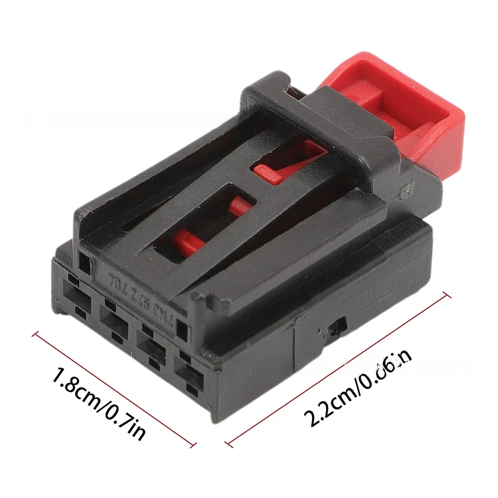 /4 /Pin /Tail Light Wiring Harness Socket For SKODA For Seat 7N0972704 Red Black Plastic Connector  Car Interior Lamp Part