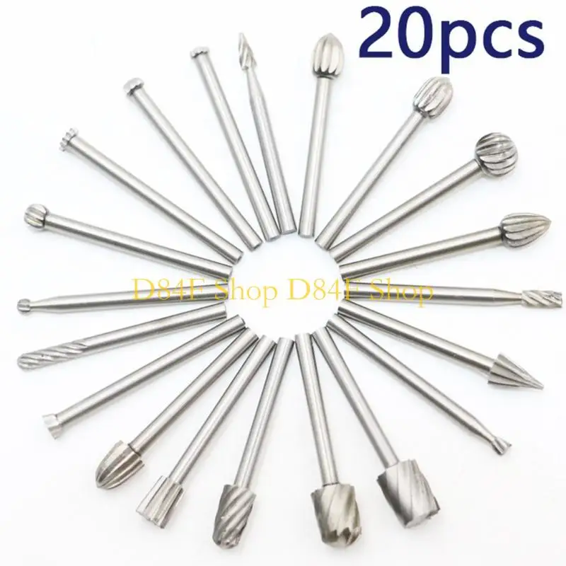 

D84F Rotary Files Rotary Burrs Burr Bit for Woodworking Plastic Metal Iron Aluminum Stainless Steel Milling Cutter