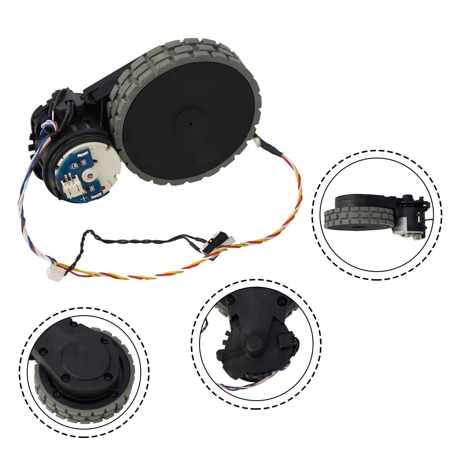 Replace Your Worn out Wheels with this Convenient Right Left Wheel and Motor for Ecovacs For Deebot For Ozmo 930