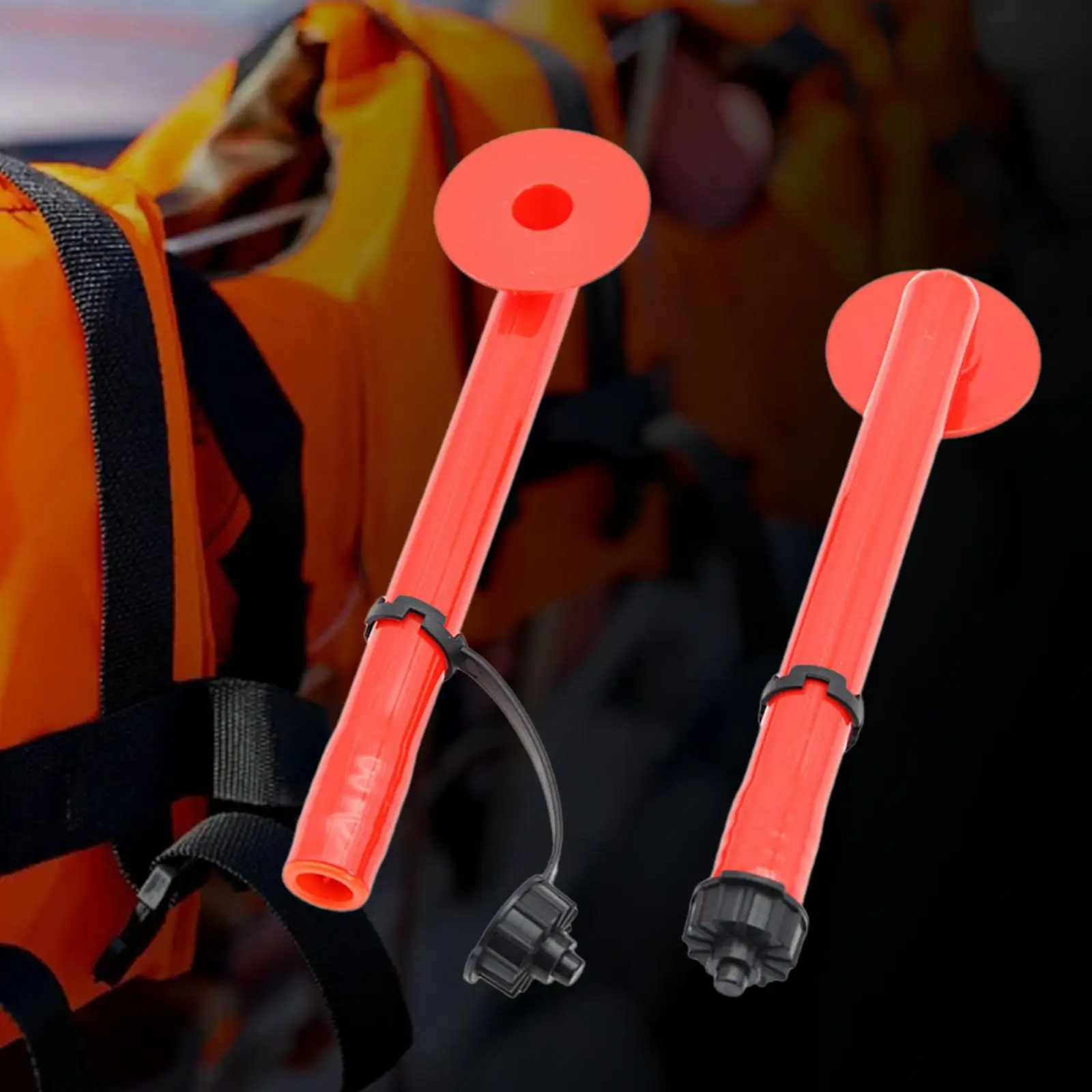 Life Vest Inflator TPU Single Way Inflating Tube Convenient Outdoor Sports for Life Vest Swimming Jacket Men Women