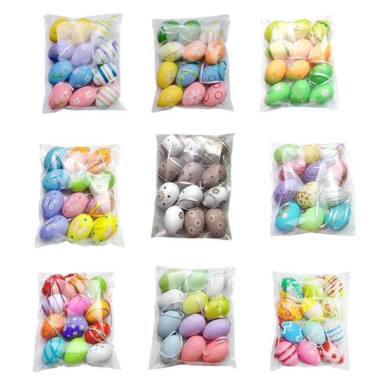 Easter DIY Hand-Painted Eggs Kindergarten Coloring Toys Simulation Eggs Coloring Eggs