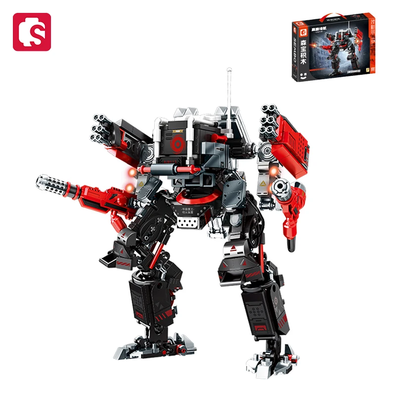 SEMBO BLOCK The Wandering Earth Series Building Block Super Mecha Model Bricks Ornaments Boys Toys Birthday Gifts Christmas Gift