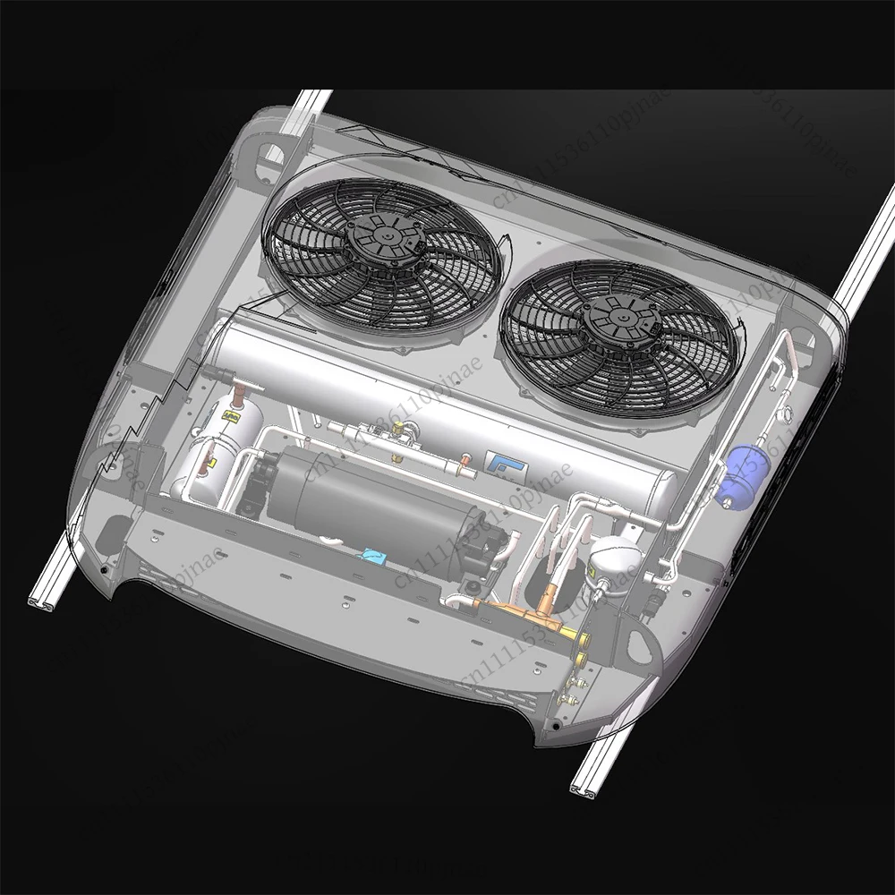1.9 liters Low profile horizontal liquid refrigerant receiver is designed for automobile air conditioners and refrigerated truck