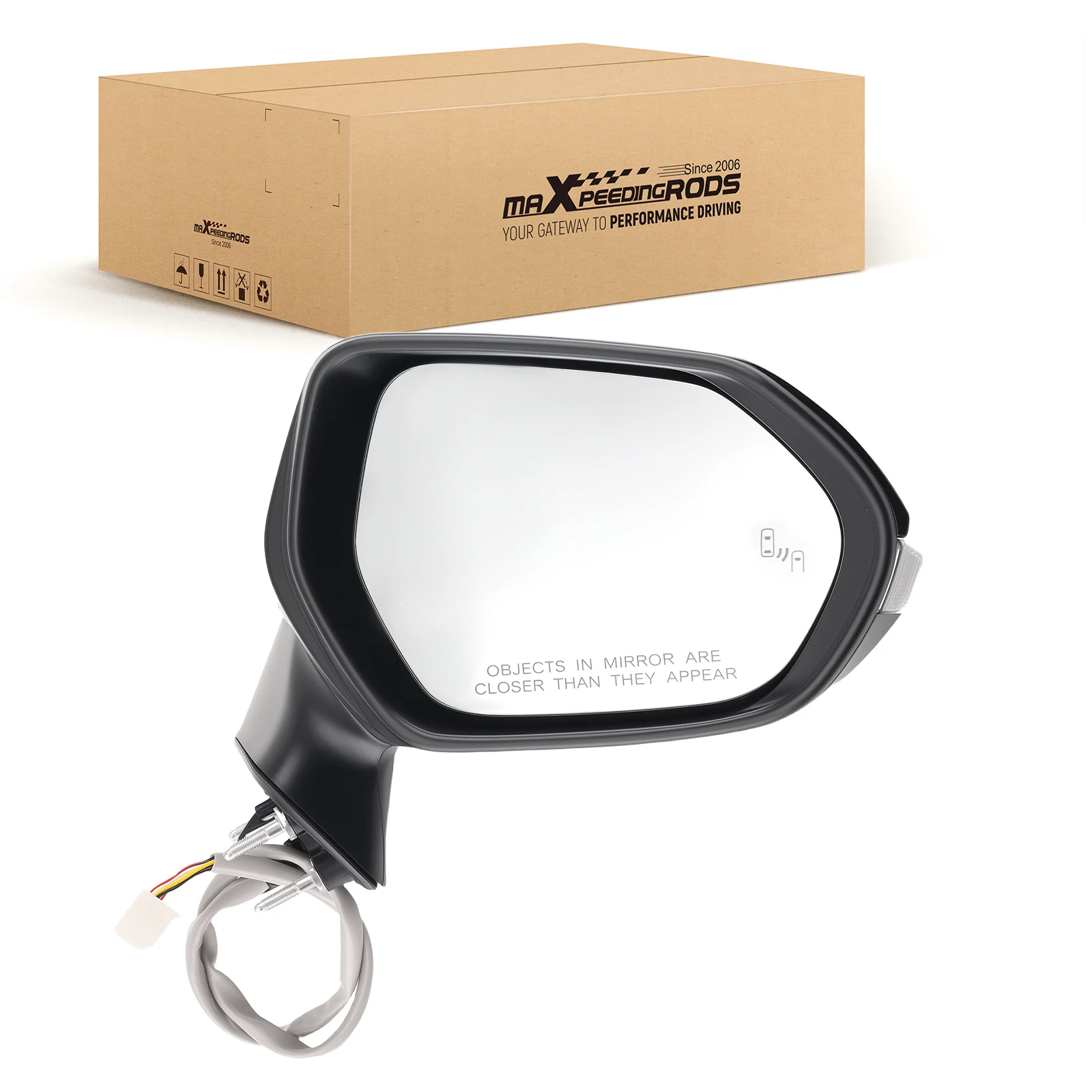 

Боковое зеркало для Toyota Corolla 2019-2022, правое, с LED-индикатором слепых зон, 8791012F90PFM, электрическое, зеркало заднего вида, боковое зеркало