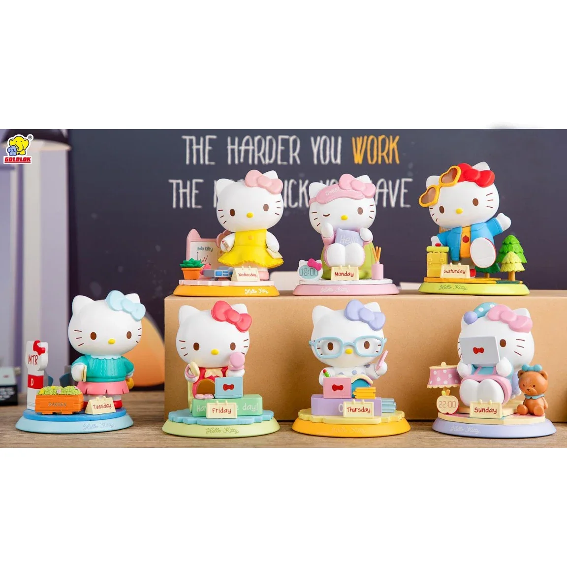 Sanrio Hello Kitty Anime Figure Girl Haikyuu Blind Box Gifts Items for Women 6PCS Toys for Girls Home Decoration