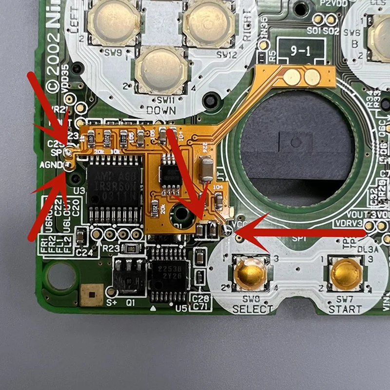 1Pcs Low Power Volume Increased Sound Digital Power Amplifier Module For GAMEBOY ADVANCE SP/GBASP Sound Amplifier Easy Install