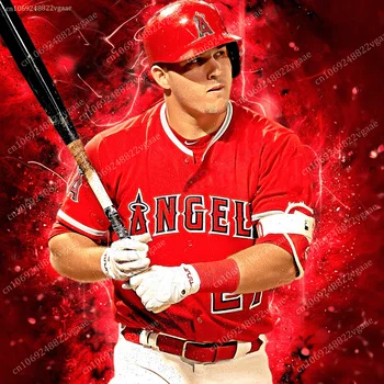 2024 American Los Angeles Trout Baseball Jersey Men T Shirt Number 27 Training Uniform For Kids Boys Girls Angels Women