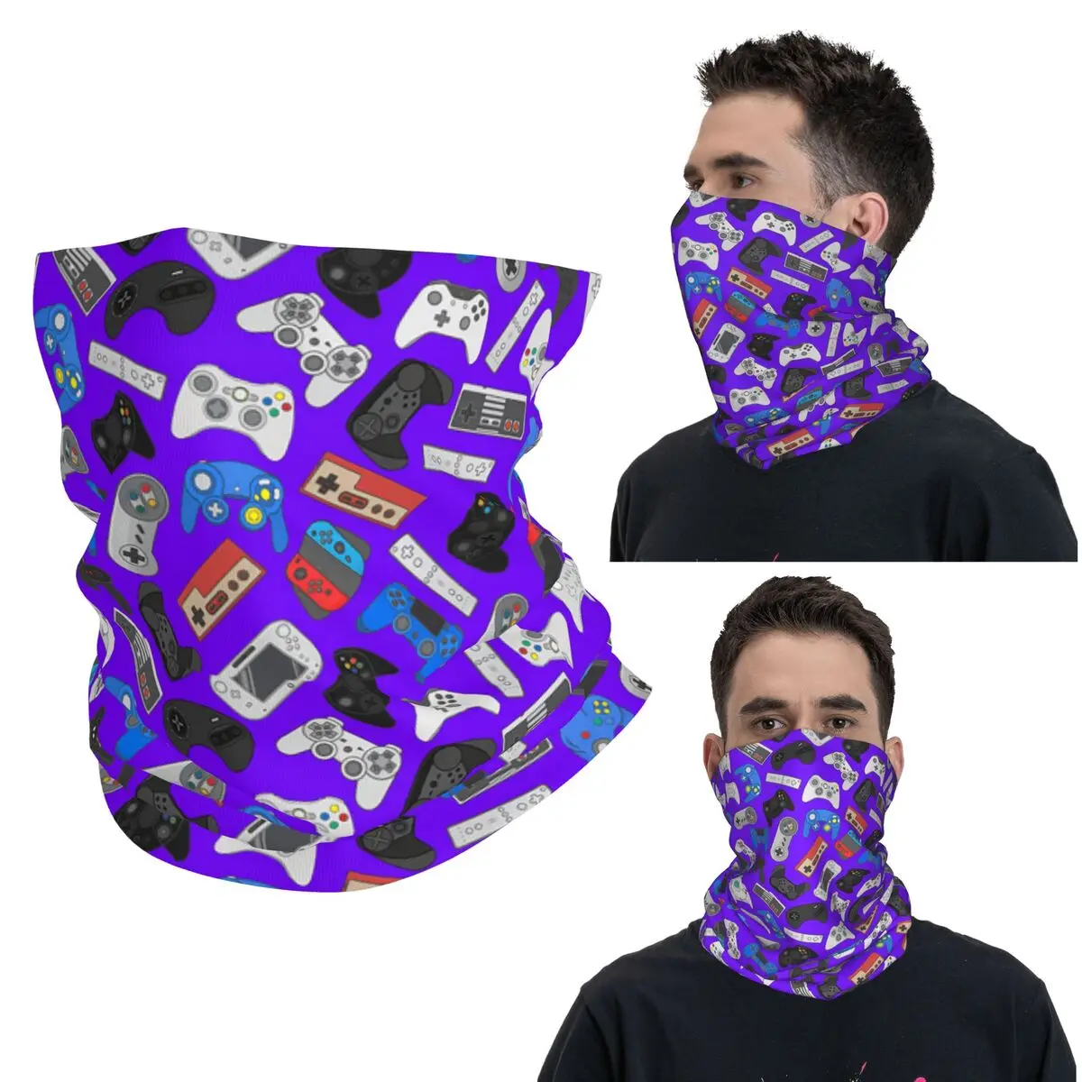 

Контроллер видеоигр, бандана, гетры с принтом, маска, шарф, многофункциональная повязка на голову для мужчин, женщин, взрослых