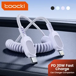 Toocki TPU iP Cable for iPhone 14 13 12 Pro Max X 8 7 Plus PD20W Lighting Fast Charge USB C Cable for iPhone iPad Pro Data Cord