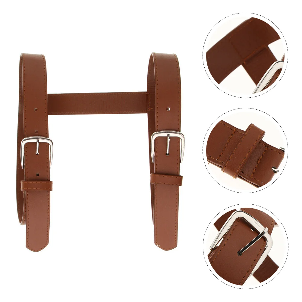 

Outdoor Back Blanket Straps Picnic Mat Adjustable Yoga Carrier PU Carpet Brown Camping Belt Fitness