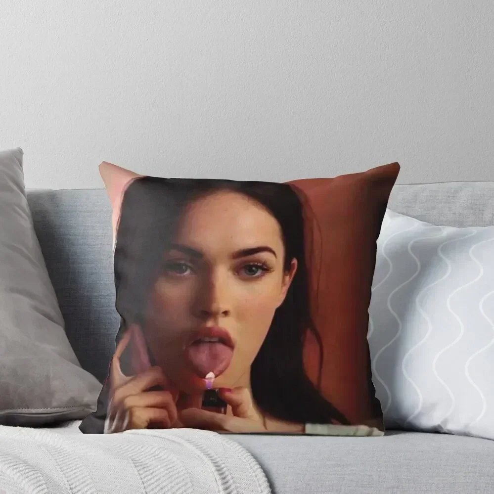 Megan Fox in Jennifer's body Throw Pillow christmas pillow case luxury decor pillow