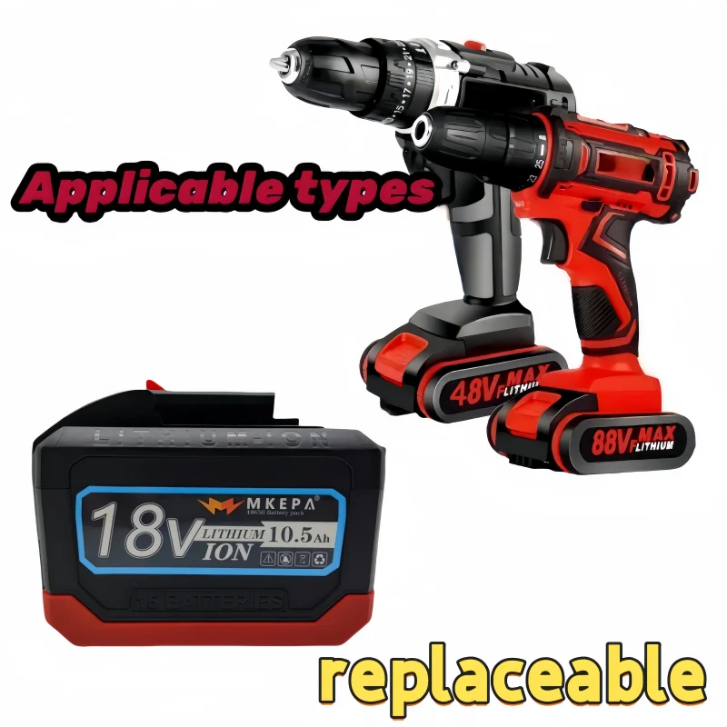 Replace Worx 18V lithium-ion battery with 20V Wicks compatible WA3551 WA3551.1 WA3553 WA3641 WX373 WX390 rechargeable battery