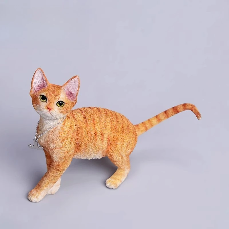 German Curly Cat 4.0 Simulation Kitten Model Simulation Doll Ornament Tide Play Figure