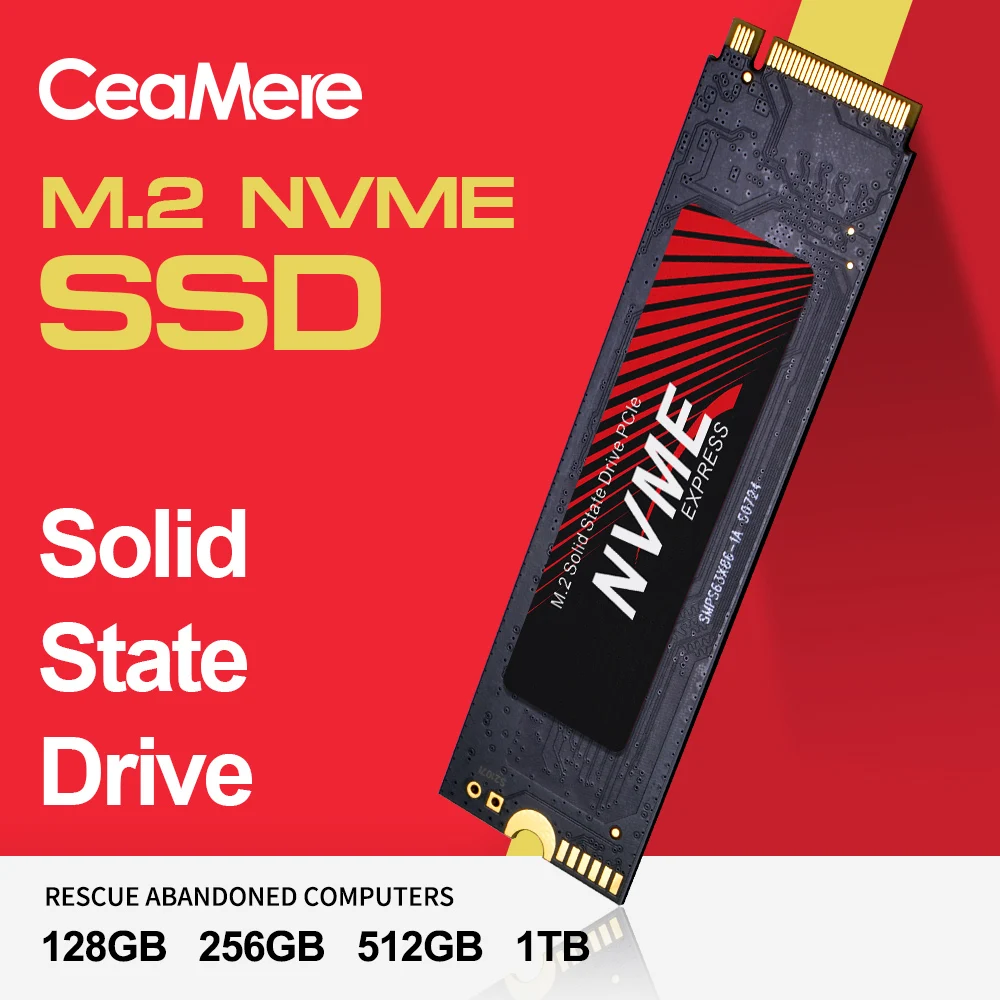 中古M.2 SSD 2個～50個 120GB 256GB CeaMere 512GB 1TB ハードドライブ