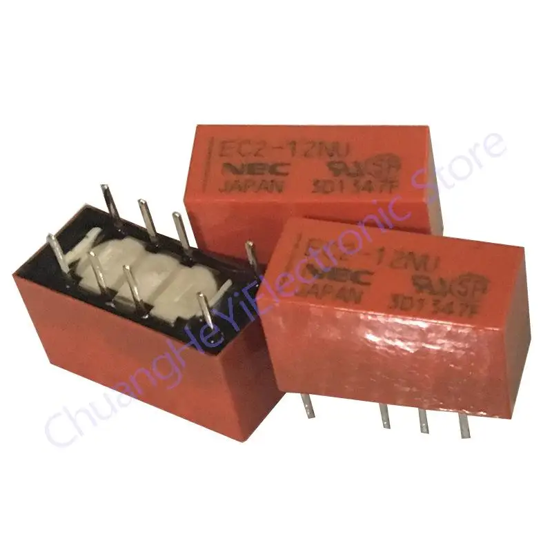 NEW Relay EC2-4.5NU EC2-5NU EC2-12NU EC2-24NU can replace TX2-5V G6S-2-5VDC two open and two closed2A 8Pin 5V 12V 24V relay