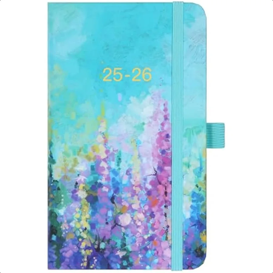 

20252026 Pocket Calendar 20252026 Pocket Calendar Jul.2025 Jun.2026 20252026 Pocket Weekly and Monthly 3.93''×6.29'' Oil Pain