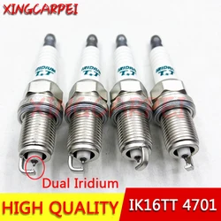 4 pz IK20TT 4702 IK16TT Dual Iridium candela per Audi Chery VW Toyota Honda Lexus Jeep Subaru Seat Skoda Peugeot Citroen Opel