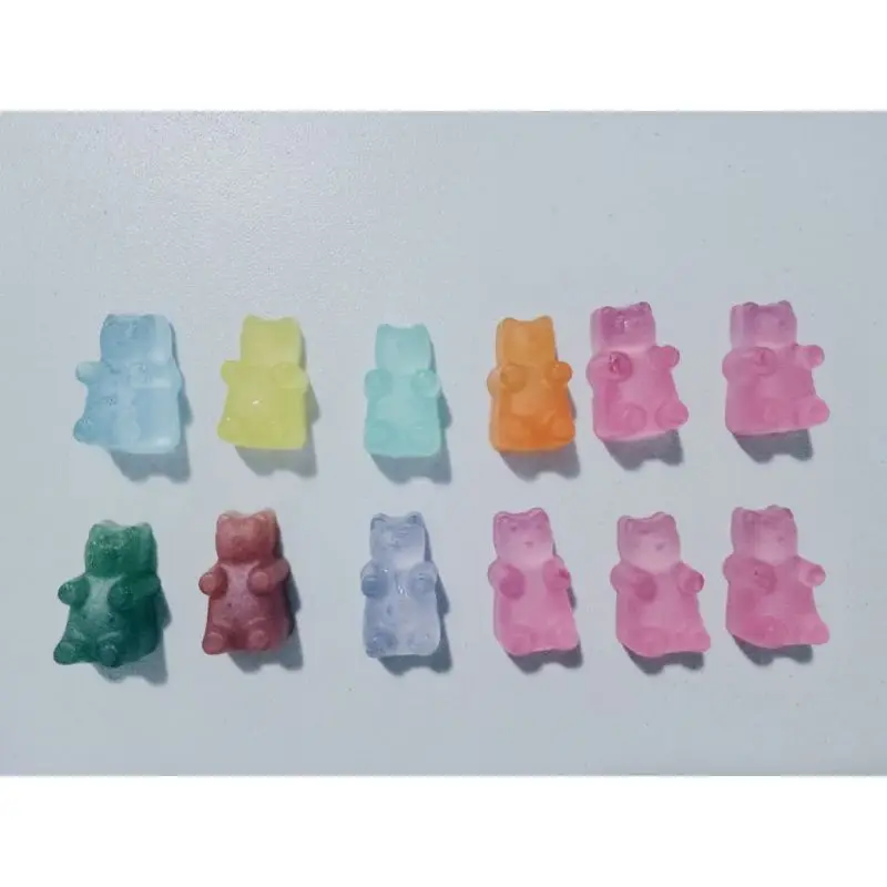 ZB91 Gummy Bear Snoep Siliconen Mal Taart Chocolade Fondant Hars Hanger Sieraden DIY