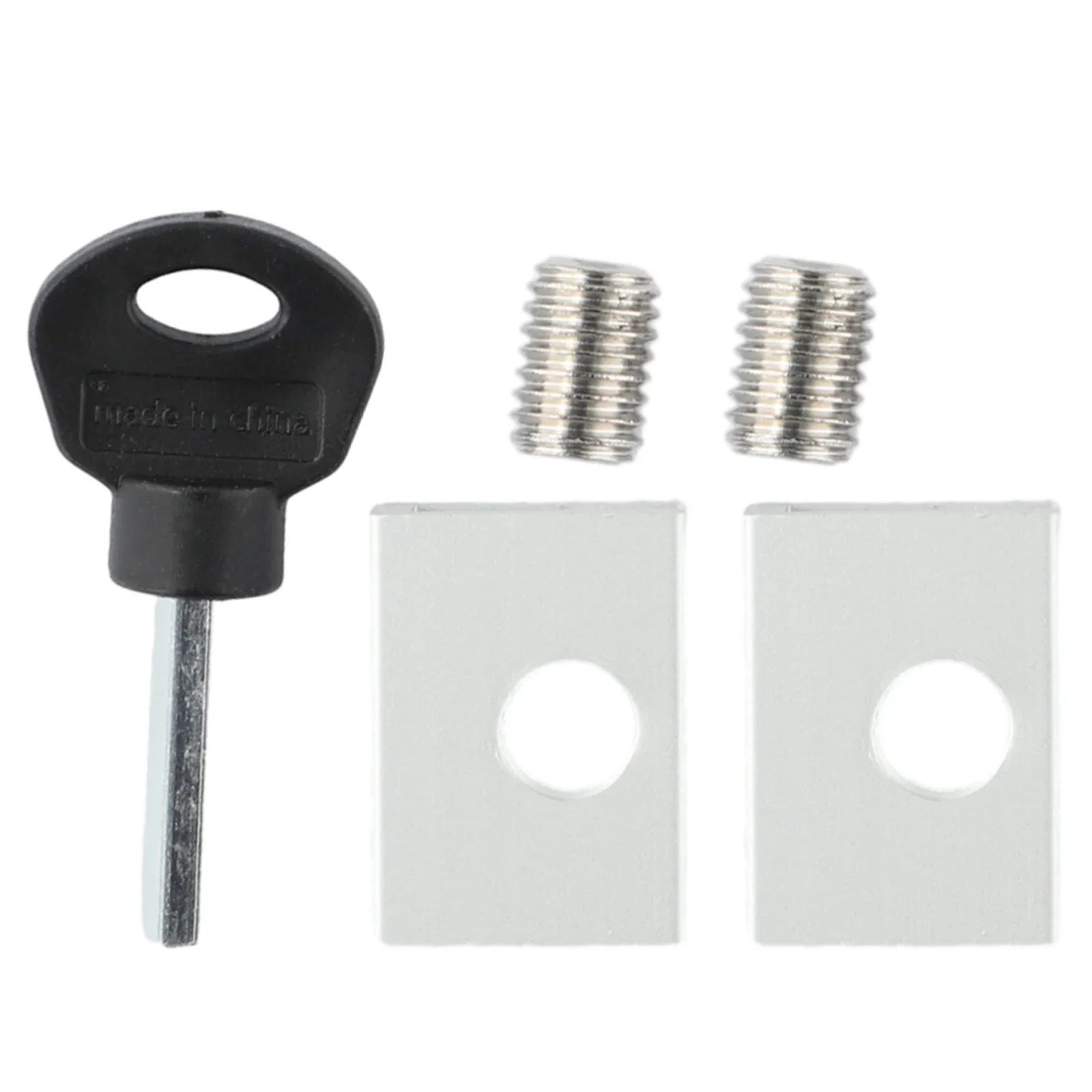 2pcs Adjustable Sliding Door Window Locks Padlock Stop Aluminum Alloy Door Lock Frame Security Lock With Keys Safety Key Lock