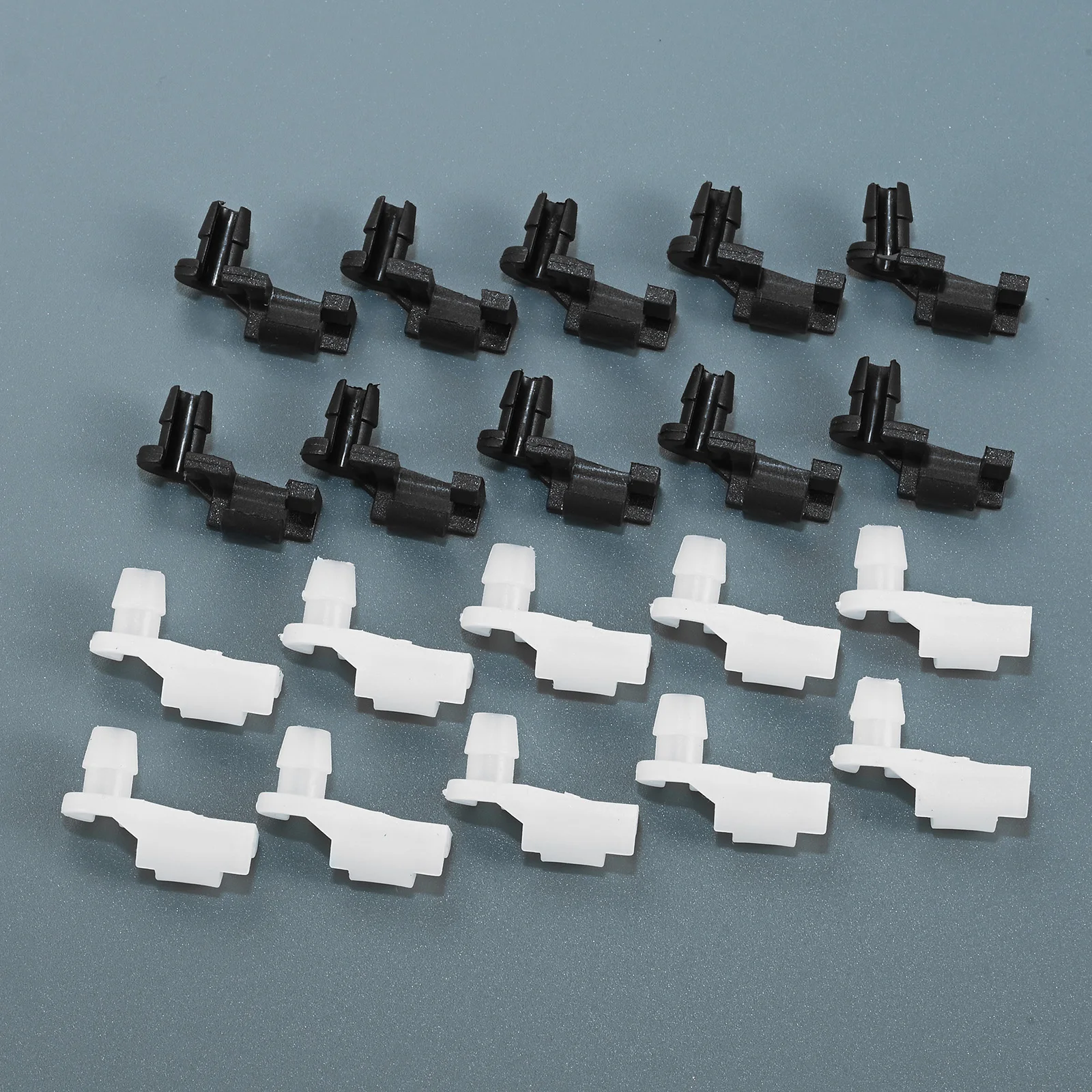 20Pcs Nylon Door Lock Rod End Clips 1/4