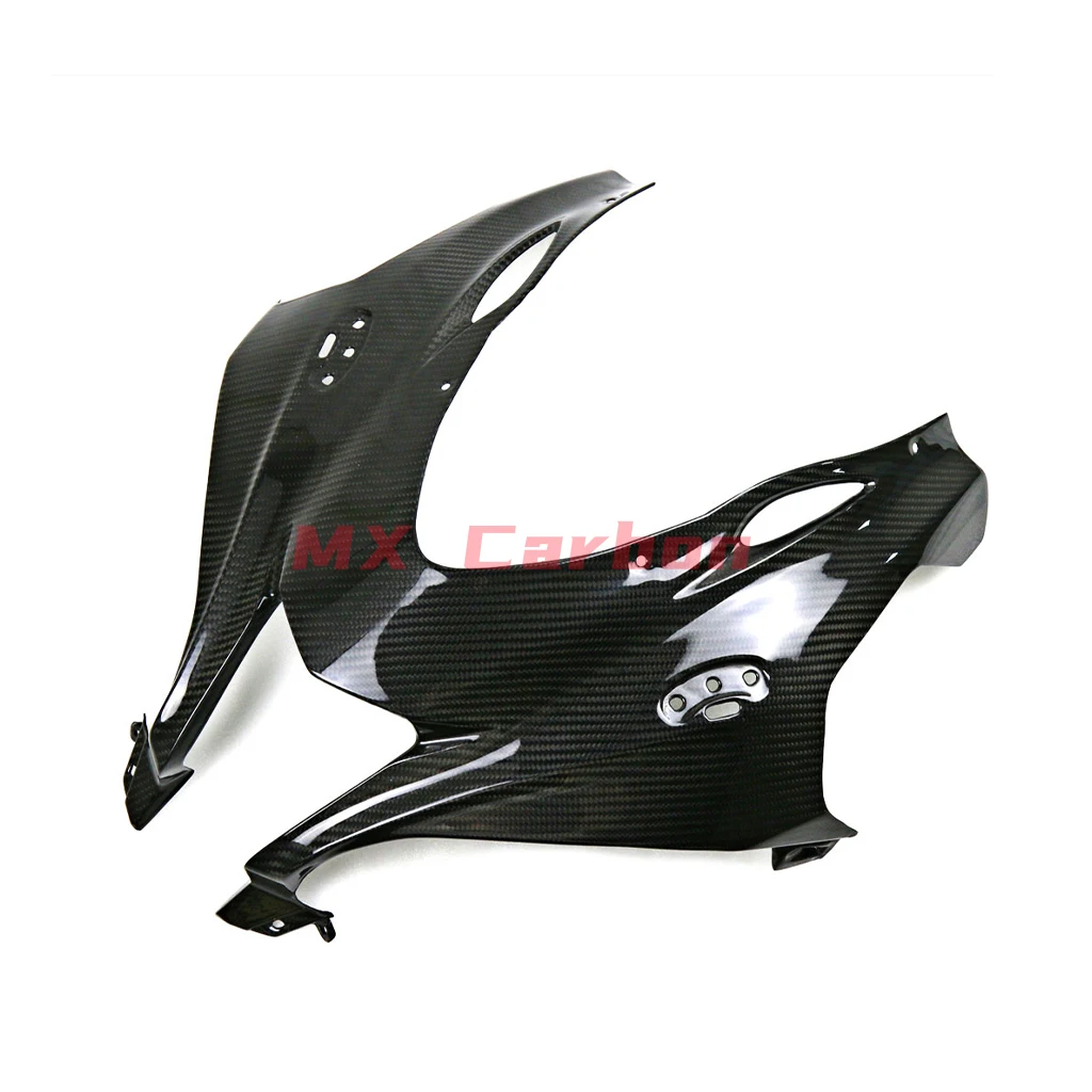 Motorcycle Front Fairing Cowl For Kawasaki ZX10R 2016 2017 2018 2019 2020 2021 2022 2023 Carbon Fiber Headlight Cover Parts