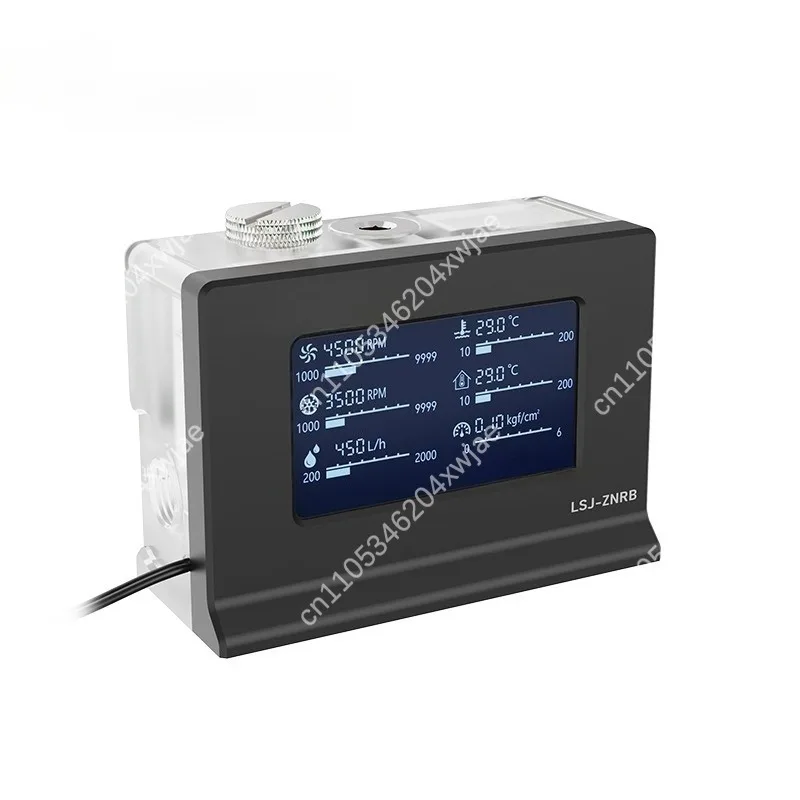Smart Water Cooling Monitoring Module, Multifunctional Detector For Temperature Flow Rate Air Pressure Water Pump