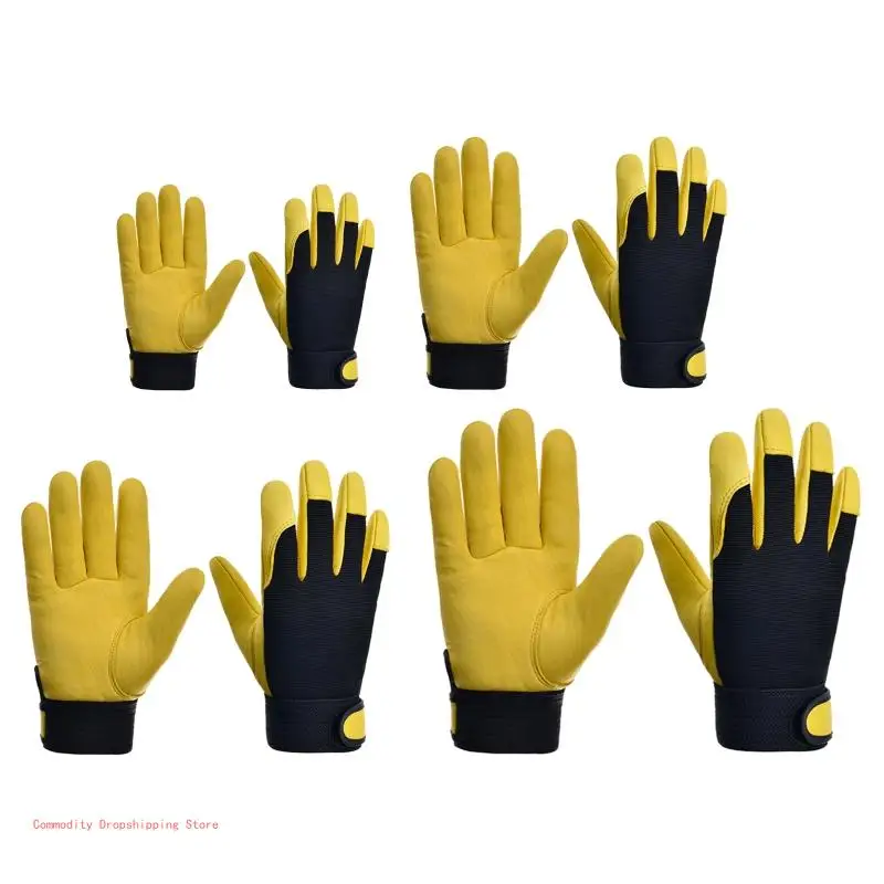 Portable Safety Work Gloves Lightweight Gardening Gloves Light-Duty Mechanic